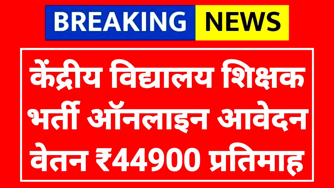 Kendriya Vidyalaya Teacher